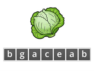 Spelling Vegetables