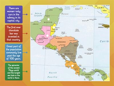 Central America, interesting facts