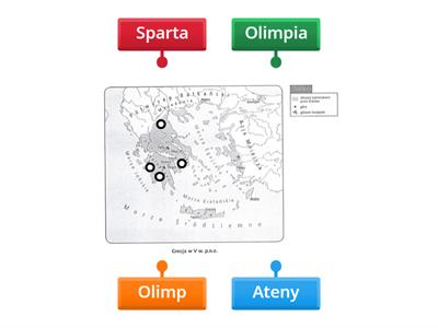 Starożytna Grecja mapa