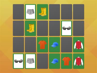 Memory Game (clothes)