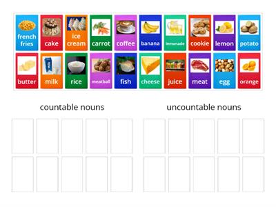 countable and uncountable nouns