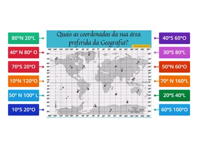 COORDENADAS GEOGRÁFICAS