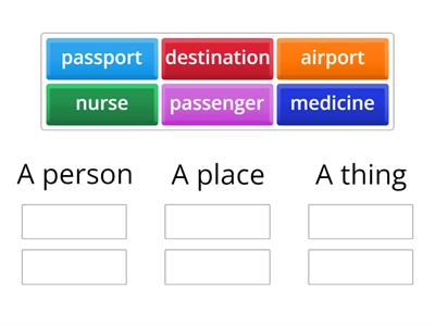 Unit 8 Vocab sort