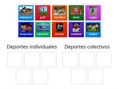  Deportes individuales y colectivos