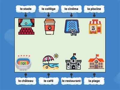 Places in town - S2 French 
