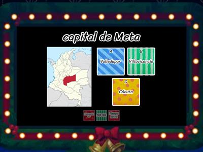  Capitales y departamentos  de Colombia