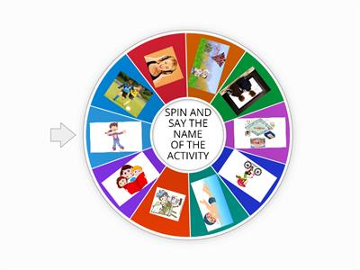 SPORTS AND LEISURE ACTIVITIES WHEEL