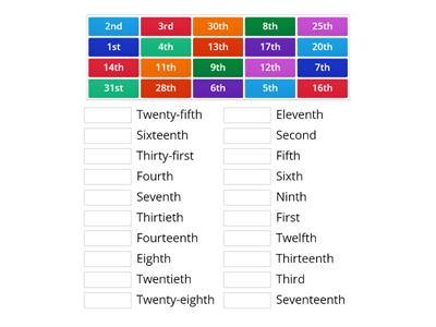 Ordinal number