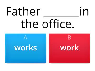 Simple Present Tense of the Verb