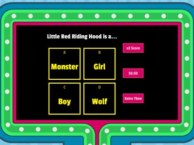 Gameshow Quiz Little Red Riding Hood