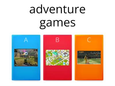 Types of computer games