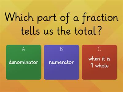 Fractions On a Number Line Quiz Game