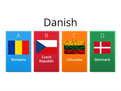 Languages Around Europe