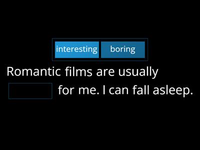 Describing movies (adjectives)