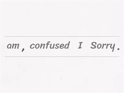 A1. Useful Phrases: Classroom confusion