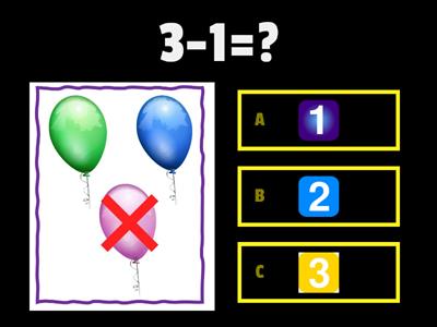 „Petrecere cu baloane” - Scăderea numerelor naturale (0-10)