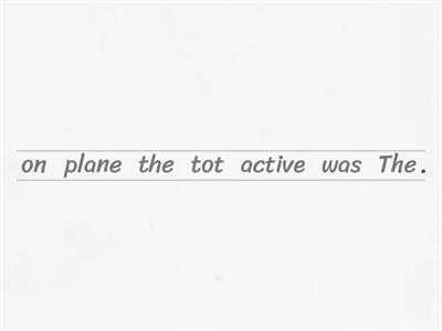 WILSON 4.4 unscramble sentences 4.4 page 64