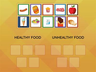 Classify foods into the correct groups