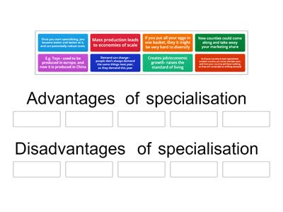 Business studies - specialisation