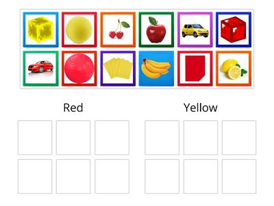 Red and yellow color sort
