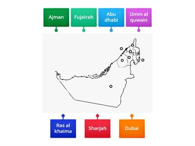 UAE map