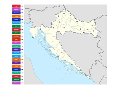 Gradovi Hrvatske