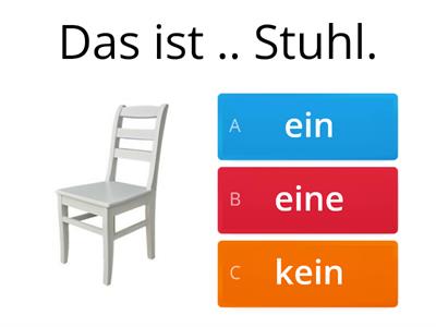 ein/kein