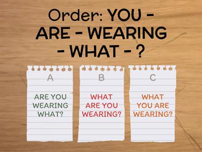 clothes- grammar