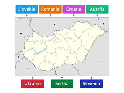 Neighbouring countries of Hungary