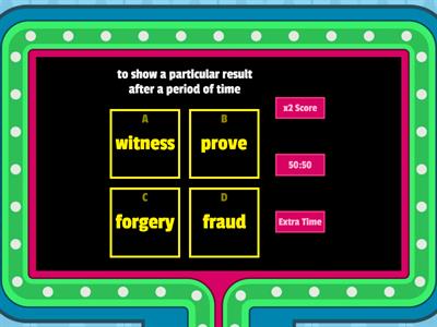 EF 10B Crime Vocabulary