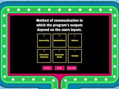 Manipulatives/Interactive Media