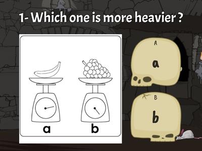 Which one is more heavier ? 