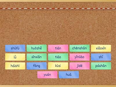 HSK 3 Unit 3 Characters