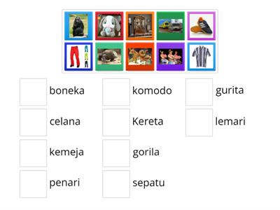 BAHASA  K1 ( 3 suku kata )