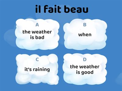 QUIZ weather phrases