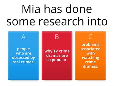 TV CRIME DRAMAS