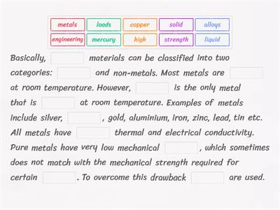 Engineering materials