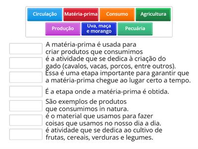 Matéria-Prima: Da Produção ao Consumo