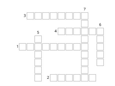 Beyond A2 U2 vocabulary - crosswords