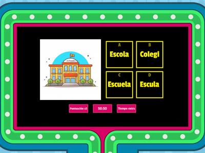 Vocabulari: escola