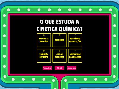 CINÉTICA QUÍMICA