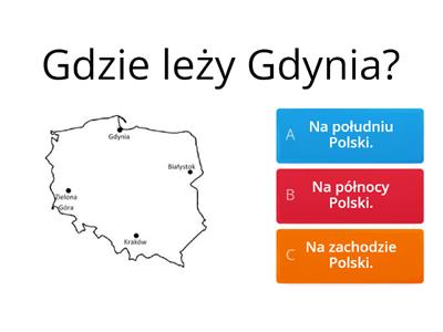 Kierunki geograficzne Polska