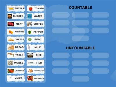 54 Uncountable and Countable Food