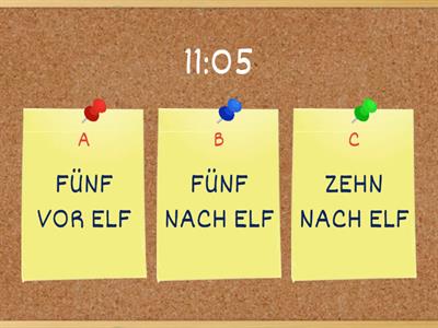 UHRZEIT QUIZ