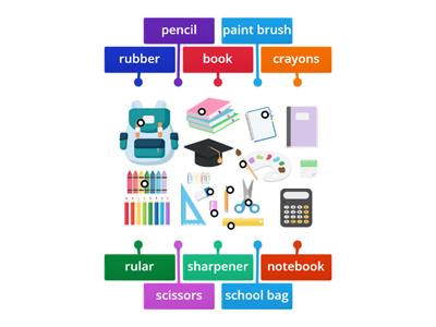 School objects game