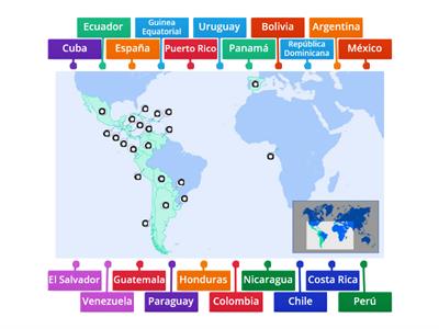 Spanish Speaking Countries/Países donde se habla español