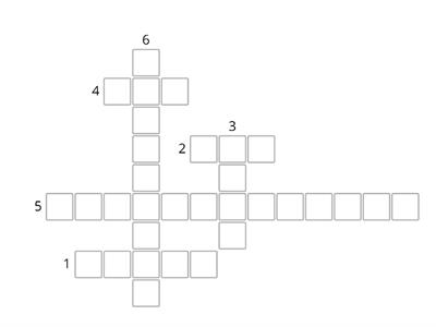 BTEC 3.1 Crossword