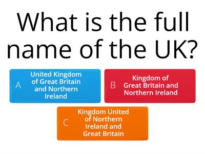 What do you know about the UK?