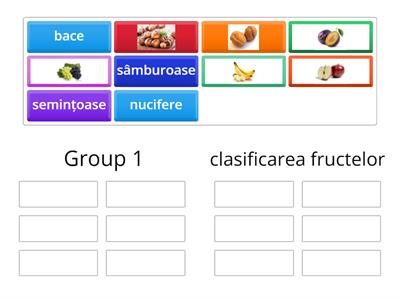 clasificarea fructelor