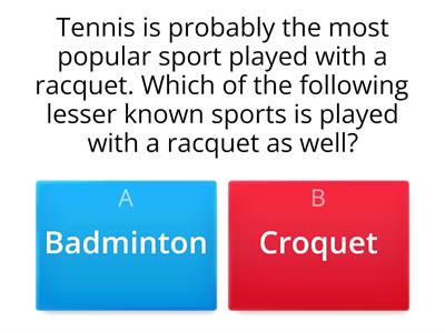 Unit 3 Lesson 3 Tennis Skills and Rules Test 1 M3.04.01